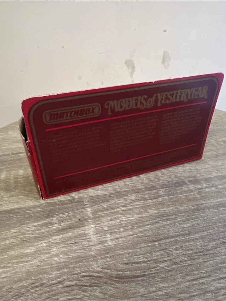 Matchbox Models Of Yesteryear Y-1 1936 Jaguar SS-100 - Caixa Vermelha - S2 - Imagem 4 de 4