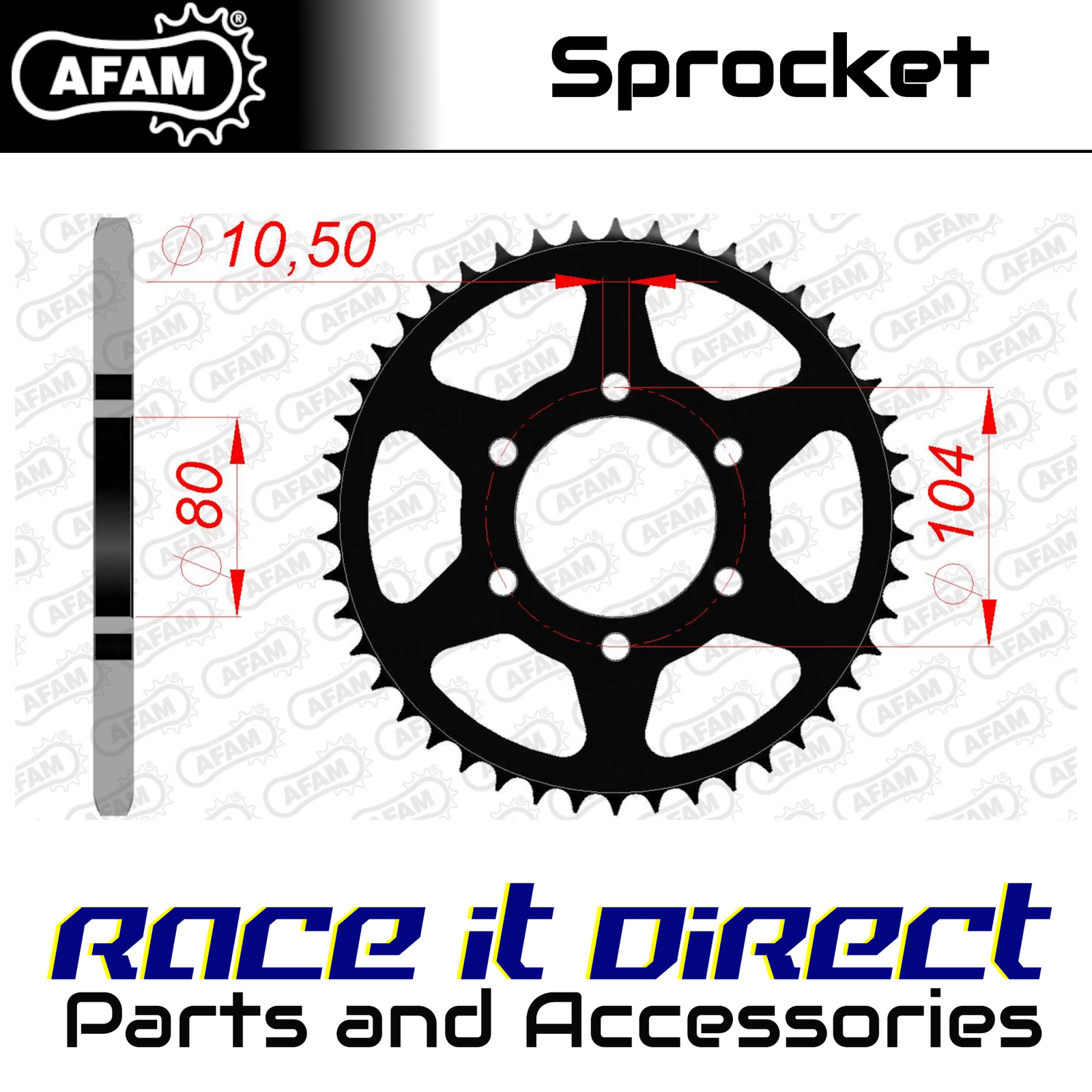 Sprocket for CF MOTO 700 CL-X Sport 2020-2023 46T Rear AFAM