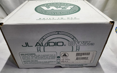 JL Audio 8W3v3-4 8'' W3v3 Series SVC 4-Ohm 250W RMS Car Audio Subwoofer NEW