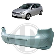 Stoßstange hinten für VW Golf 6 VI 5K1 2008-2012 Stoßfänger 4x PDC grundiert