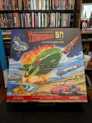 Modiphius Thunderbirds 50 Years Co-operative Board Game Complete NM 2015