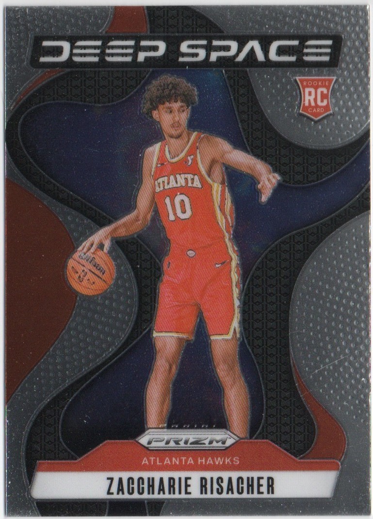 Zaccharie Risacher 2024-25 PANINI PRIZM BASKETBALL Deep Space RC #8 Hawks