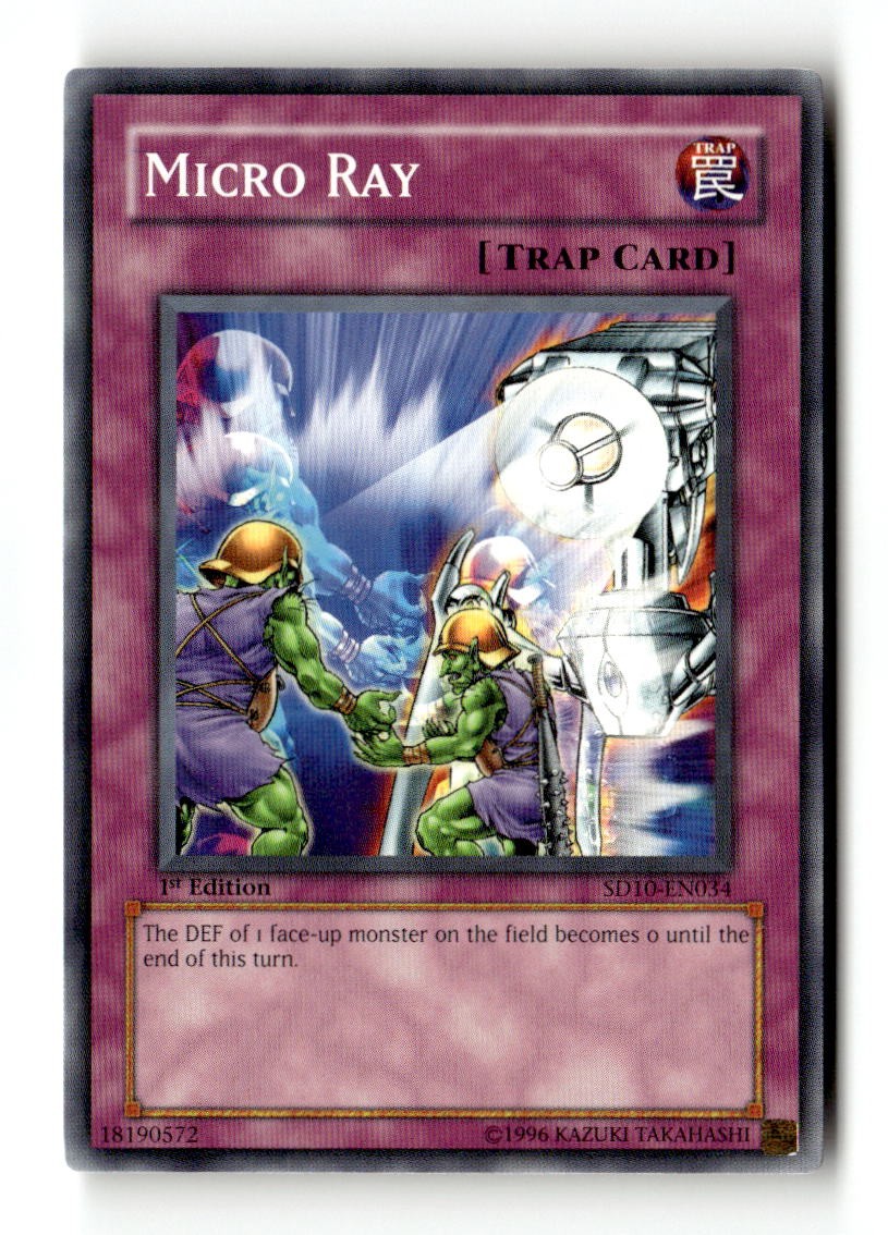 YuGiOh! TCG Micro Ray: Lightly Played CSP 1st Edition - SD10-EN034