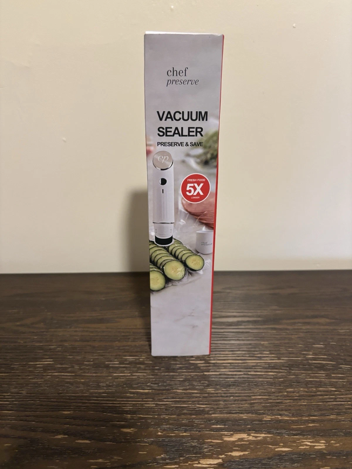 Chef Preserve Vacuum Sealer White with 30 Count Bags