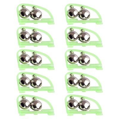 10pcs Arched Fishing Bells Fishing Gear Equipment Rod Alarm Night Indicator