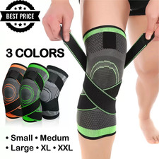 KNEE SUPPORT BRACE COMPRESSION STRAP SLEEVE SPORTS PROTECTOR LIGAMENT ADJUSTABLE
