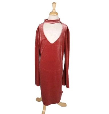 Mauve Velvet Evening Dress by Adam Levine Size XS Formal Cocktail Holiday Party