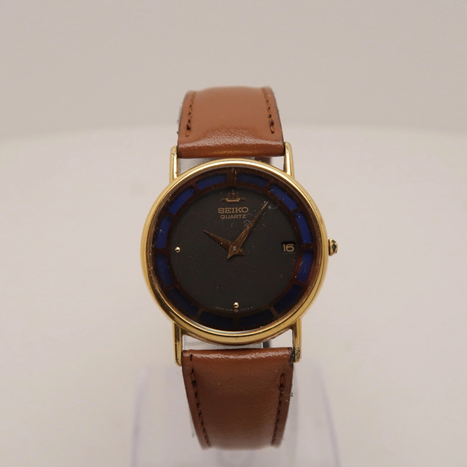 SEIKO Galaxy 5Y39-6010 Analog Quartz Men Vintage Watch W420 *WORKING