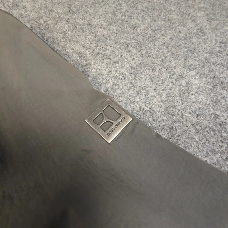 Hugo Boss Jacket Mens LARGE Grey bomber jacket Long Sleeve Full Zip Size L 54 - Image 3 of 4