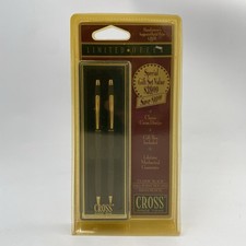 Vintage 1995 Cross Classic Black Pen  Pencil Set Sealed Cracked Blister NOS