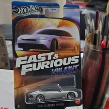 2022 DeLorean Alpha5 FAST & FURIOUS Villains 5/5 Hot Wheels 2025 JBY38 silver