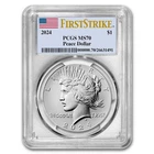 2024 Peace Silver Dollar $1 PCGS MS70 First Strike #2