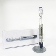 Doctor Who Master 10th Metal Sonic Screwdriver Scalable Replica LED Prop Collect