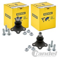 2X Moog Traggelenk Vorne Links+Rechts Passend FüR CitroËN C3 Peugeot 208