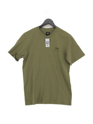 Edwin Herren T-Shirt S Grün 100% Baumwolle Basic