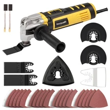 Oscillating Tool, 3.5A Oscillating Multi Tool Kit with 6 Variable Speed, 4° O...