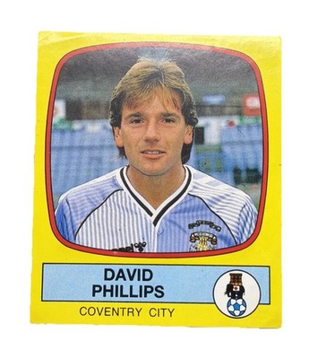 Panini Football 88 - # 63 - DAVID PHILLIPS - Coventry City