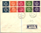 Israel FDC 2.26.1953 Ancient Coins II / Reg Mail - Tel Aviv Yafo - J34192