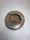 Vintage Onyx Marble Stone Ashtray Polished Solid Stone 5” Heavy Catchall — photo 1