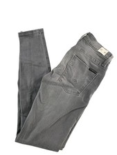 Hudson Jeans Womens 23 Gray Nico Mid-Rise Super Skinny Stretch Denim Made USA