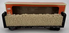 Lionel 6-16951 Southern Bulkhead Flat Car with Simulated Cut Wood Load In Box