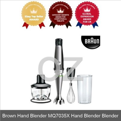 Braun MultiQuick 7 Hand Blender MQ7035X / ActiveBlade Set 220V