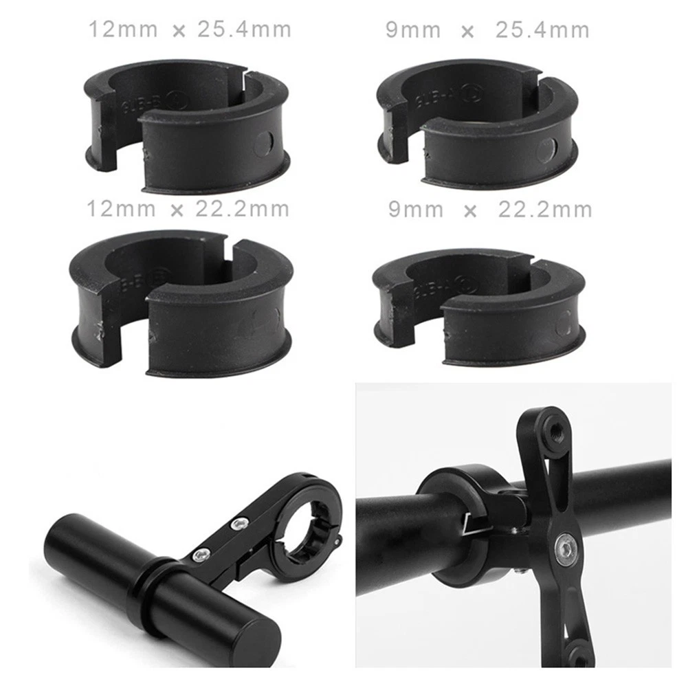 Problem Solvers 7/8 To 1 1/4 (22.2 To 31.8mm) Bike Handlebar Shim - Black Anodized Aluminum