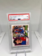 Messi Autografo FC Barcelona Colecciones Este 2007 2008 PSA 7