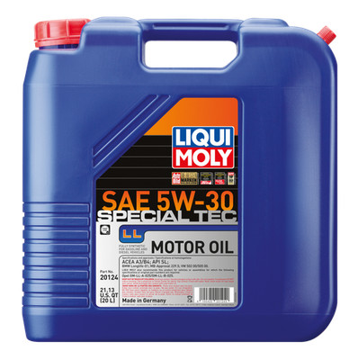 Liqui Moly 20124 Special Tec LL SAE 5W-30 Fully Synthetic Motor Oil 20 Liter