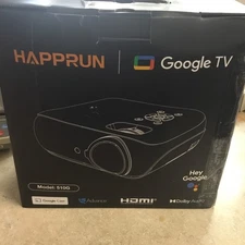 HAPPRUN Model 510G 4K UHD Projector Google TV Smart Projector Home Theater