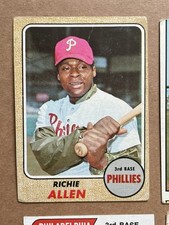 1968 Topps - Dick Allen #225 Phillies, Hall Of Fame