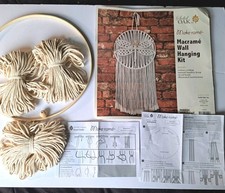 Solid Oak Brand Make-rame Macrame Kit Incomplete Stash Builder Dragonfly Pattern