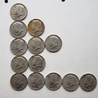 Lot of 13 40% Silver Clad Kennedy Half Dollars - Mixed Dates