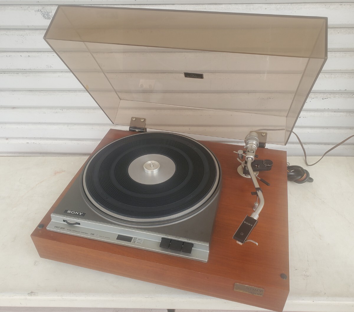 SONY レコードプレーヤー　2500 Sony PS-2500 Direct Drive Turntable Vintage Audio 1971 Wooden