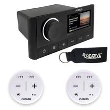 Fusion MS-RA670 Apollo Marine Entertainment System Two Wireless Remotes White