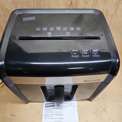 Staples Mailmate M7 SPL-TXC12M7A Cross Cut 12 Sheet Paper Shredder