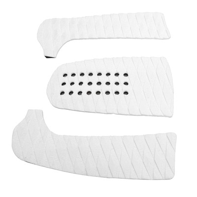 Weiße 3PCS Surfboard Deck Traktion Pads Anti Rutsch Front EVA Griff Pads Für EG