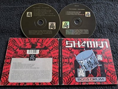 THE SHAMEN Boss Drum rare 2 cd singles set 12 tracks 1992 Beatmasters 88TP7CDL
