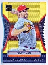2012 Topps Cliff Lee Golden Moments Die Cuts 24K Gold Embedded #GMDC-71 (1/1)