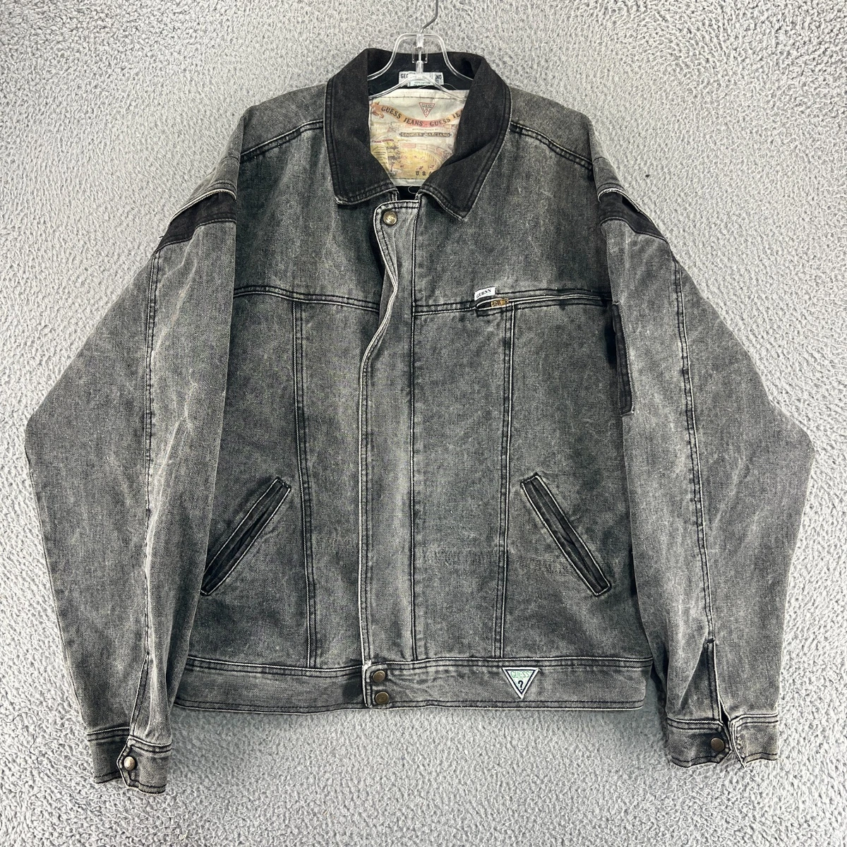 vintage guess jean jacket products for sale | eBay