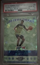Panini Contenders Optic Lottery Ticket Jarrett Culver Blue Cracked Ice #6 PSA 10
