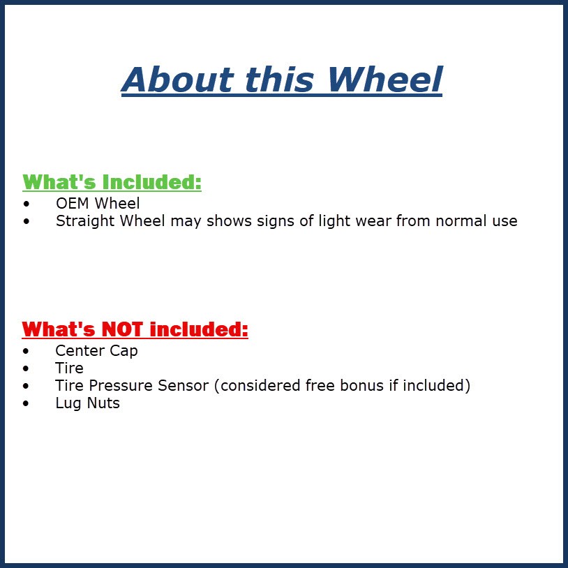 2016 F250 Super Duty OE Wheel 18x8 Tpms 5 Spoke Indented Spoke Ends ...