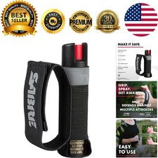 Runner Pepper Gel - Police Strength OC Spray with Reflective Hand Strap, 0.67 oz