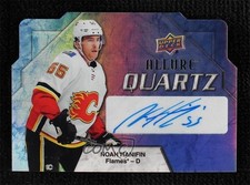 2019-20 Upper Deck Allure Quartz Auto Blue 4/5 Noah Hanifin #AQ-NH Auto 0c3