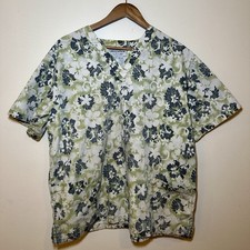 Women  s Natural Uniforms Natural Prints Floral Size Medium