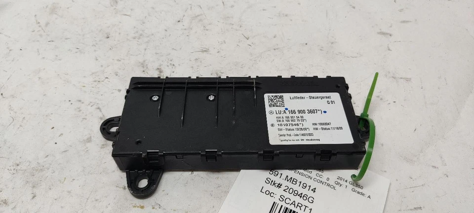 MÓDULO DE CONTROL CHASIS 1669003607 2014 MERCEDES-BENZ GL350 Foto 2 de 4