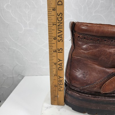 Frye George Norwegian‎ Hiker Boots Mens 13 Brown Buckle Leather Frye George Norwegian Hiker Boots Mens 13 Brown Buckle  main image 4