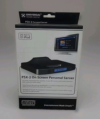 Universal Remote Control (URC) PSX-2 iPod Dock On Screen Personal Server NEW 