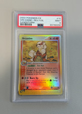 Arcanine – EX Sandstorm #15 Reverse Holo 2003 PSA 9