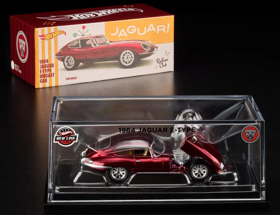 Jaguar E-Type 1964 rojo exclusivo Hot Wheels Collectors RLC Foto 2 de 2